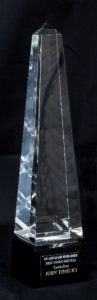 American Songwriting Awards Trophy