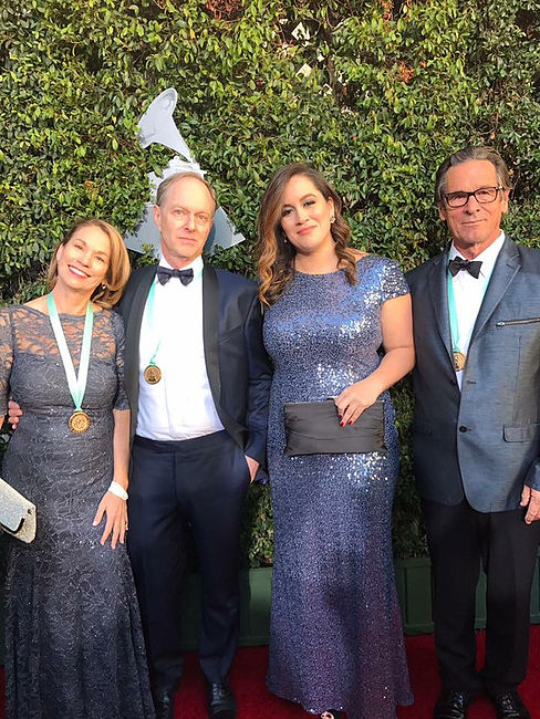 John Finbury, Marcello Camargo, Patty Brayden and Ned Claflin at Latin Grammys