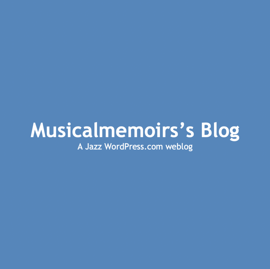 Musicalmemoirs Blog Logo